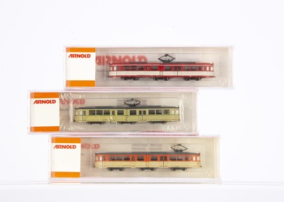 Lot 596 - Arnold N Gauge Electric Articulated Trams