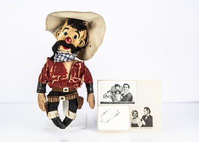 Lot 491 - A rare Chad Valley Hank the Cowboy doll