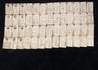 Lot 495 - A very rare Henry Brome 1st edition Geographical Cards playing cards circa 1675