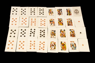 Lot 504 - A 18th century Gibson & Gisborne Superfine small format playing cards