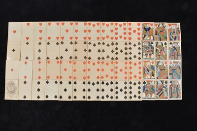 Lot 511 - A Hunt & Son Successors to Gibson playing cards circa 1808