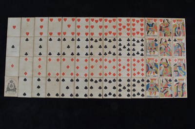 Lot 519 - A Bancks Brothers formerly Hunt & Son playing cards circa 1862