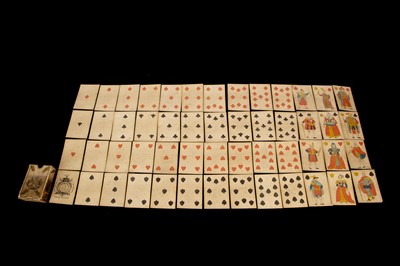 Lot 520 - A rare Thomas Cheswick Non Standard playing cards 1820-28