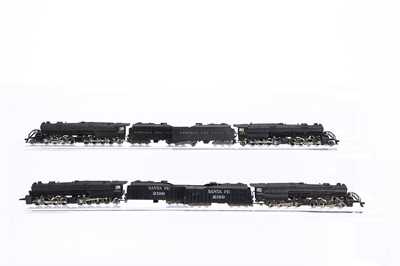 Lot 630 - N Gauge American Steam Locomotives with Tenders