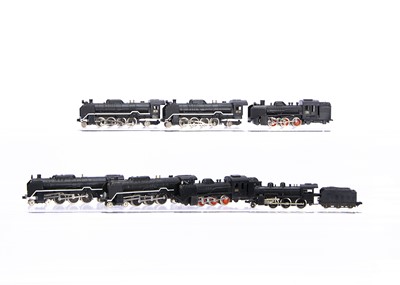Lot 633 - N Gauge Japanese Steam Locomotives Mainly Minus Tenders