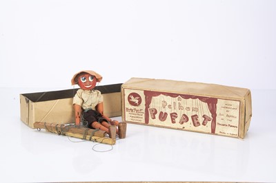 Lot 551 - A rare Pelham Wonky Toy Man string puppet