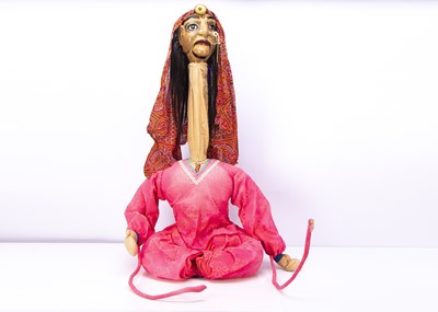 Lot 560 - An Indian female puppet