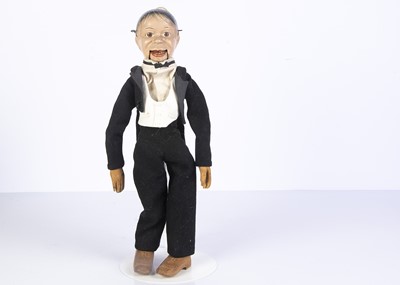 Lot 562 - A composition headed toy Charlie McCarthy ventriloquist puppet