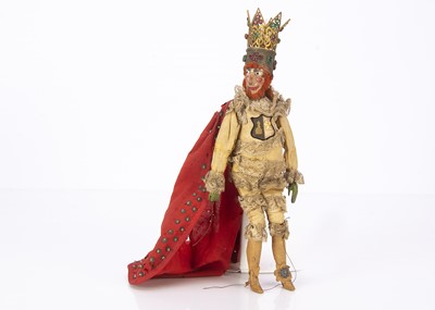 Lot 587 - A fine late 19th century Venetian king puppet