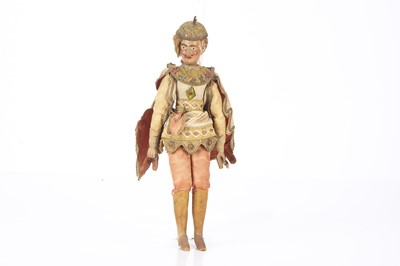 Lot 590 - A late 19th century Venetian courtier puppet