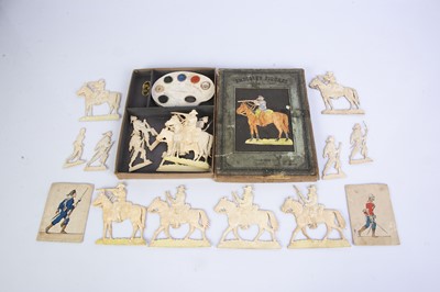 Lot 646 - A late 19th century German Embossed Figures for Colouring