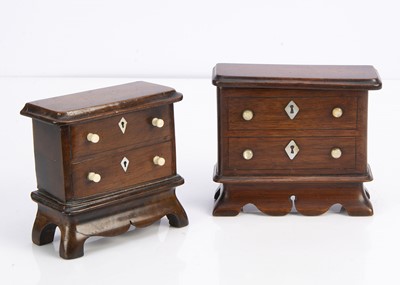 Lot 680 - Two 19th century chest of drawer money banks