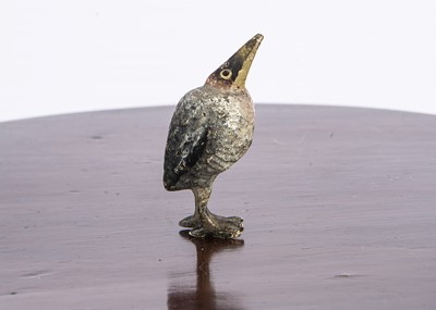 Lot 686 - A Viennese cold painted bronze grotesque bird