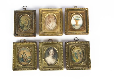 Lot 740 - Six small size pictures