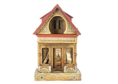 Lot 762 - A Bliss (American) keyhole type dolls’ house