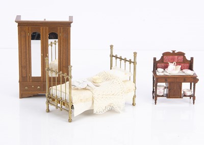Lot 792 - Artist Miniature dolls’ house furniture