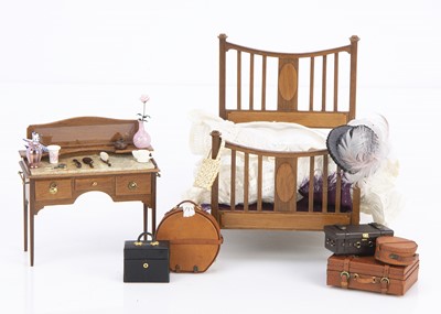 Lot 793 - Artist Miniature dolls’ house furniture