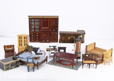 Lot 799 - A large quantity of recent dolls’ house furniture and chattels