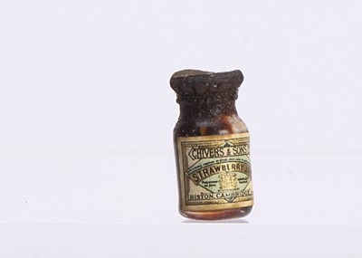 Lot 817 - A rare Queen Mary’s dolls’ house Chivers & Sons miniature Strawberry Jam