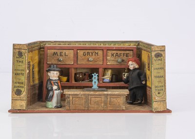 Lot 823 - A Dutch market wooden toy shop 1910-20s