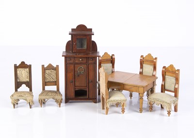Lot 857 - Early 20th century German dolls’ house furniture