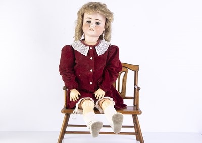 Lot 1001 - A large Adolf Wislizenus walking child doll
