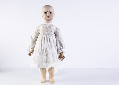 Lot 1028 - An unmarked Jumeau bebe