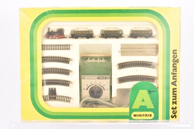 Lot 6 - Minitrix N Gauge Continental Branchline Steam Train Set