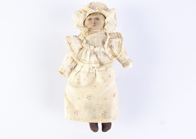 Lot 1035 - An American both doll with printed face circa 1910