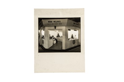 Lot 1046 - A rare large format gelatin silver printed commercial photograph of Norah Wellings’s trade show probably 1950s