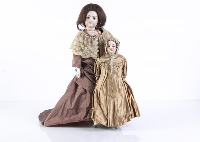 Lot 1063 - A small Armand Marseille 1894 shoulder-head doll