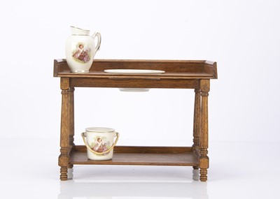 Lot 1087 - A dolls’ washstand 1930s