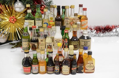 Lot 2 - A large collection of liquor and spirit minitures