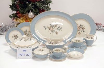 Lot 21 - A collection of Royal Doulton Fine China Rose Elegans dinner table ware