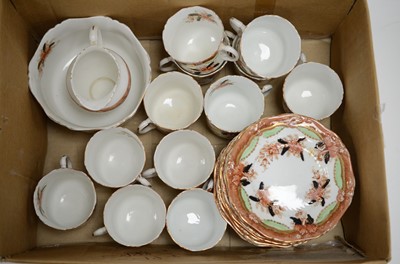 Lot 24 - An Edwardian BAJ & Sons porcelain tea or coffee set