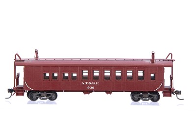 Lot 866 - Hallmark Models Inc H0 Gauge ATSF Drover Car