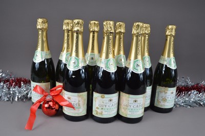 Lot 131 - Nine bottles of Guy Cadel Carte Blanche Champagne