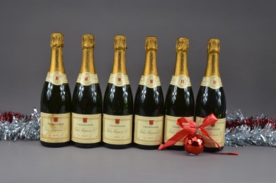 Lot 133 - Six bottles of Jules Mignon Cie Champagne