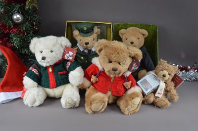 Lot 145 - Five modern Harrods Teddy Bears