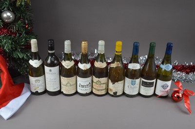 Lot 151 - Eight bottles of Chablis and an Australian Chardonnay
