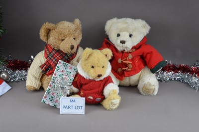 Lot 158 - Eleven Harrods Christmas Teddy Bears