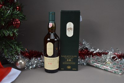 Lot 167 - A boxed bottle of Lagavulin Islay Single Malt Scotch Whisky Aged 16 Years