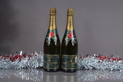 Lot 196 - Two bottles of 1980 Moet Et Chandon Brut Imperial Champagne