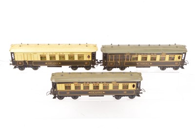 Lot 12 - Three Hornby 0 Gauge No 2 Special Pullman Coaches
