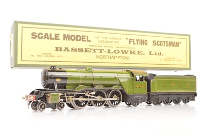 Lot 89 - A Bassett-Lowke 0 Gauge electric LNER 'Flying Scotsman' Locomotive and Tender