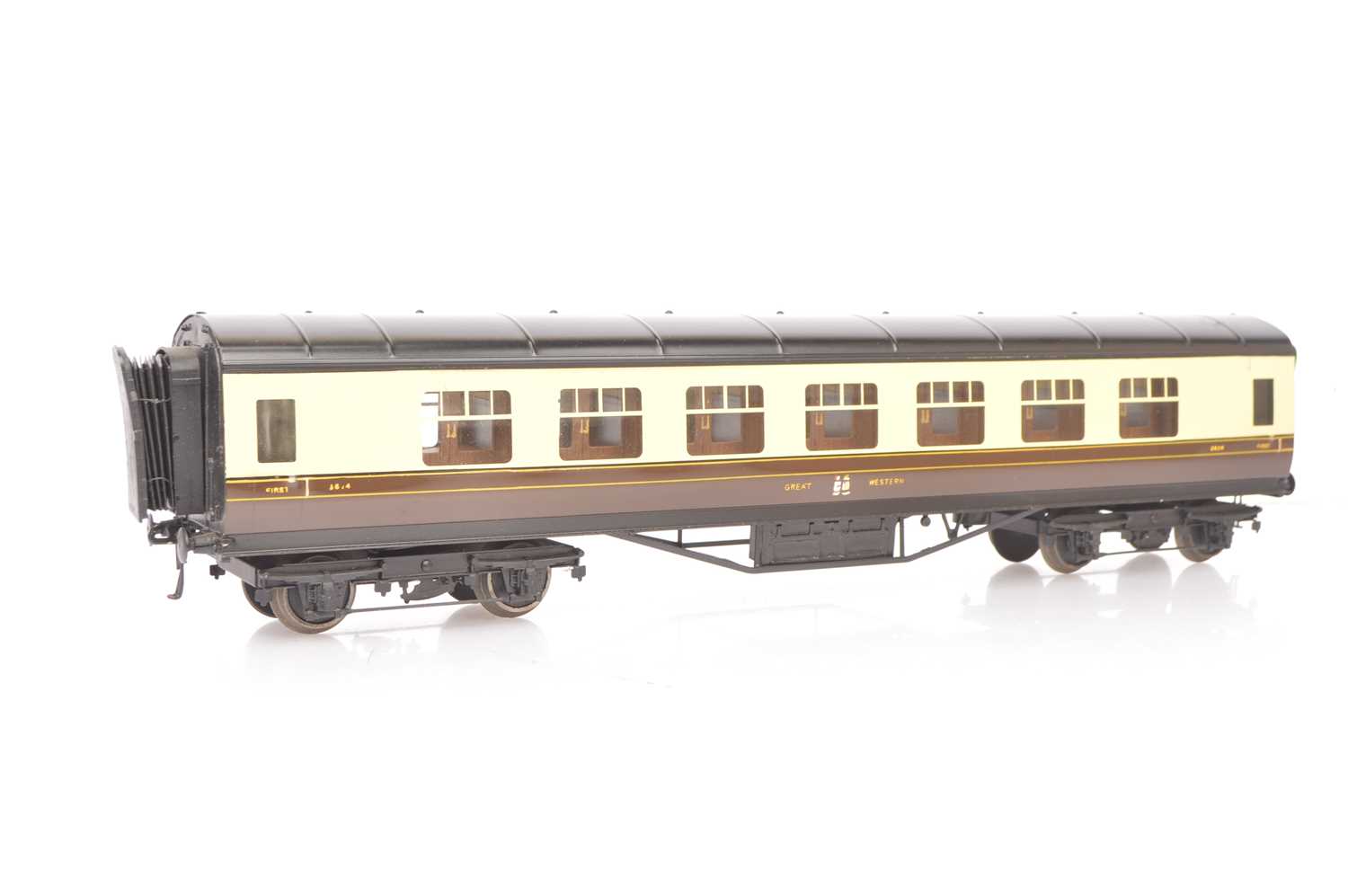 Lot 91 - An Exley 0 Gauge GWR 1st class Corridor Coach