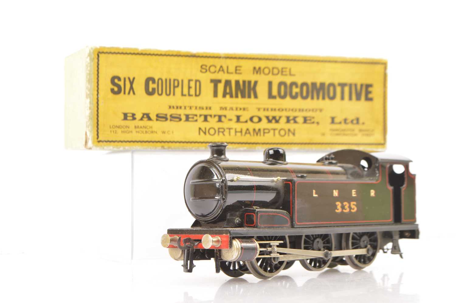 Lot 99 - A Bassett-Lowke 0 Gauge 3-rail electric LNER 0-6-0 Tank Locomotive