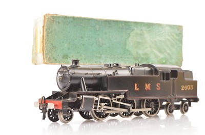 Lot 100 - A Bassett-Lowke 0 Gauge 3-rail electric LMS Stanier 2-6-4 Tank Locomotive