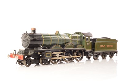Lot 119 - A (believed to be) Bassett-Lowke 0 Gauge 3-rail electric GWR 'Castle' class 4-6-0 Locomotive and Tender (2)