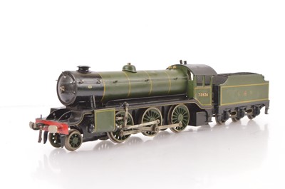 Lot 133 - A repainted Bassett-Lowke 0 Gauge live steam 2-6-0 'Mogul' Locomotive and Tender (3)